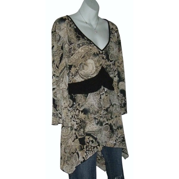 MKM Designs Blouse Vintage 90's Fairy Grunge Whimsygoth Glitter Kimono Plus y2k - Picture 6 of 16